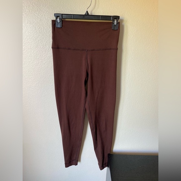 Set Active Women’s Leggings Brown Size M Activewear Athletic Workout - Picture 2 of 5